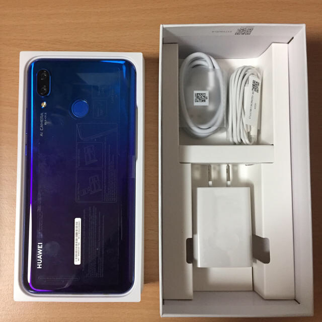 ANDROID(アンドロイド)のHUAWEI nova3  アイリスパープル スマホ/家電/カメラのスマートフォン/携帯電話(スマートフォン本体)の商品写真