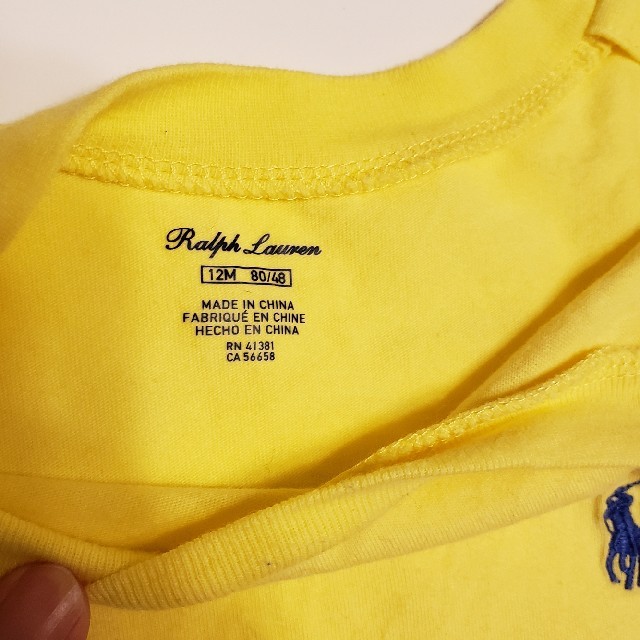 POLO RALPH LAUREN(ポロラルフローレン)のラルフローレン キッズ Tシャツ 80 キッズ/ベビー/マタニティのベビー服(~85cm)(Ｔシャツ)の商品写真