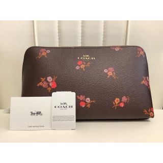 コーチ(COACH)の値下coachコーチ 化粧ポーチ22★トラベルポーチ コスメポーチ F32000(ポーチ)