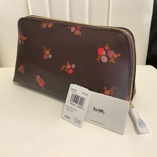 値下coachコーチ 化粧ポーチ22★トラベルポーチ コスメポーチ F32000