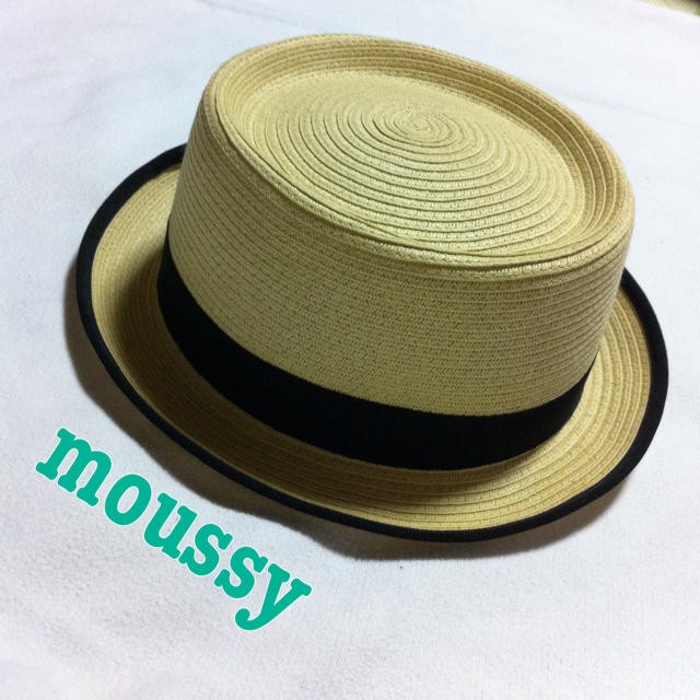 moussy(マウジー)のmoussy♡カンカン帽 レディースの帽子(ハット)の商品写真