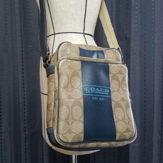 コーチ(COACH)のCOACH コーチ ショルダーバッグ シグネチャー ストライプ 152(ショルダーバッグ)