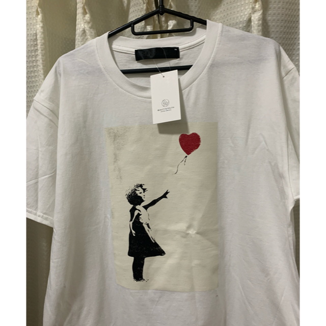 BEAUTY&YOUTH UNITED ARROWS(ビューティアンドユースユナイテッドアローズ)の<Banksy> SHURETTA Tシャツ L バンクシー シュレッター メンズのトップス(Tシャツ/カットソー(半袖/袖なし))の商品写真