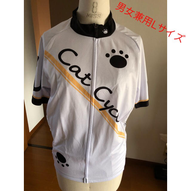 ねこサイクル サイクルジャージ cat cycler 男女兼用Lサイズ 新品 スポーツ/アウトドアの自転車(ウエア)の商品写真