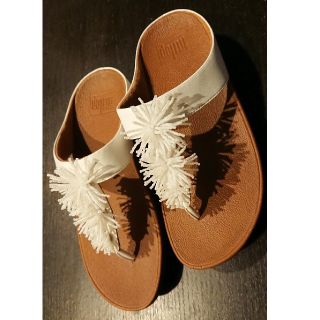 フィットフロップ(fitflop)のfitflop フィットフロップサンダル（白 サイズ:US6）(サンダル)