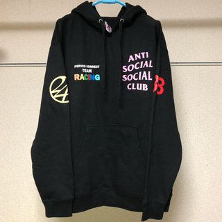 トゥエンティーフォーカラッツ(24karats)のanti social social club /Race Hoodie /L(パーカー)