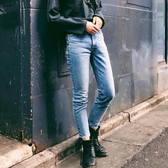 神デニム新色♡MOUSSY mvs black skinny♡MVSスキニー新品