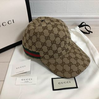 グッチ(Gucci)の【あしゅか様専用】XS56 グッチ ベースボール キャップ ブラウン(キャップ)