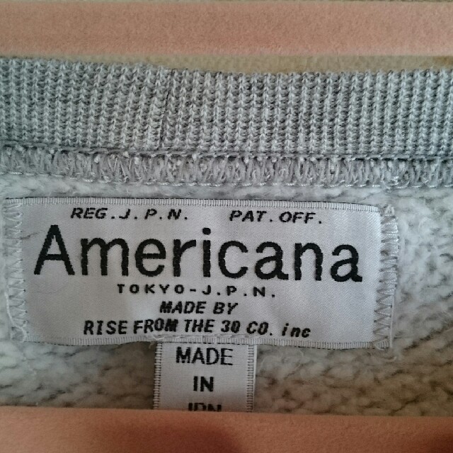 AMERICANA(アメリカーナ)の『Americana』ロゴ トレーナー レディースのトップス(トレーナー/スウェット)の商品写真