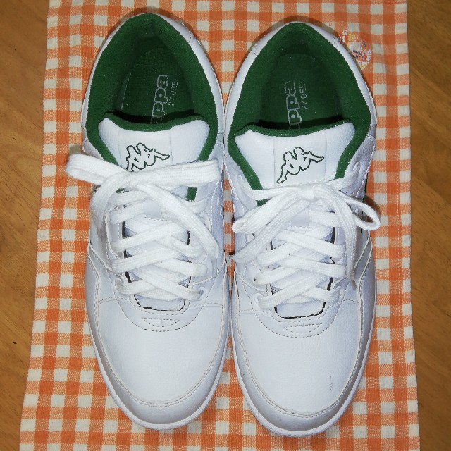 Kappa(カッパ)のkappa 白／緑 スニーカー ２７㎝ メンズの靴/シューズ(スニーカー)の商品写真