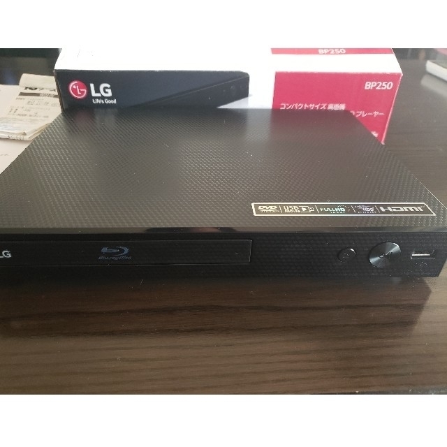 LG Electronics(エルジーエレクトロニクス)のLG Blu-ray.DVDプレイヤー(再生のみ) スマホ/家電/カメラのテレビ/映像機器(ブルーレイプレイヤー)の商品写真