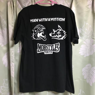 マンウィズアミッション(MAN WITH A MISSION)のマンウィズアミッション × モブスタイル Tシャツ サイズM マンウィズ(ミュージシャン)