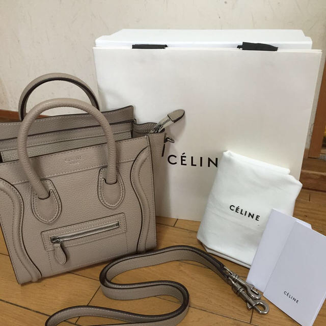 適当な価格 celine - ナノ★新作 セリーヌ★ラゲージ ハンドバッグ - covid19.ins.gov.mz