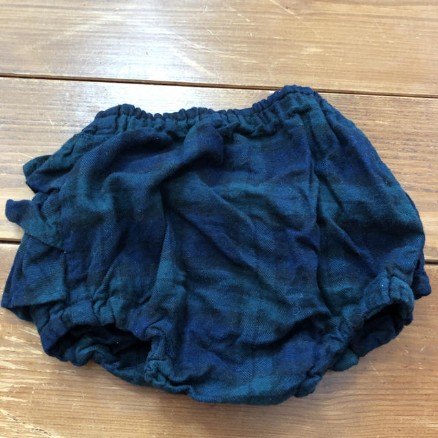 ミミプポン フリルパンツ  ブラックウォッチ キッズ/ベビー/マタニティのベビー服(~85cm)(パンツ)の商品写真