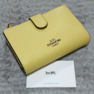 コーチ(COACH)の【新品】コーチ COACH 二つ折り財布  F11484(財布)
