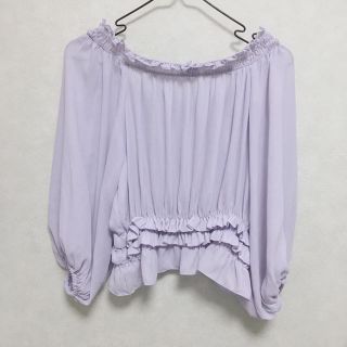 マーキュリーデュオ(MERCURYDUO)の美品♡2way♡シフォントップス(カットソー(長袖/七分))