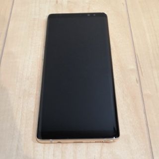 サムスン(SAMSUNG)の美品　ドコモGalaxyNote8 SC-01K ゴールド　SIMロック解除済(スマートフォン本体)