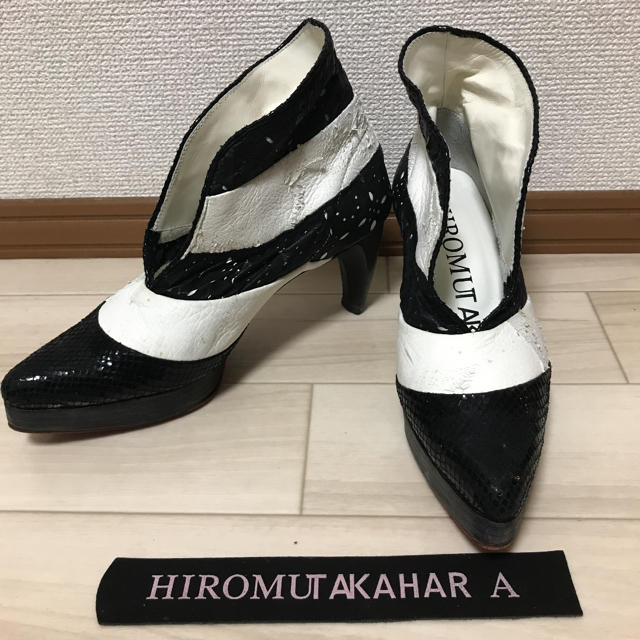 HIROMUT AKAHAR A - HIROMU TAKAHARA ブーティー 美品の通販 by ☆AKAIHANA☆'s shop｜ヒロ