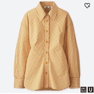 ユニクロ(UNIQLO)のUniqlo U ストレッチシャツ (チェック・長袖)(シャツ/ブラウス(長袖/七分))