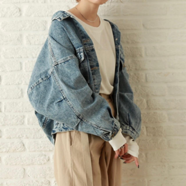 TODAYFUL(トゥデイフル)のFlugge Loose Denim JK レディースのジャケット/アウター(Gジャン/デニムジャケット)の商品写真