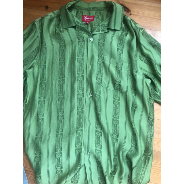 Supreme Guadalupe S/S Shirt サイズL green