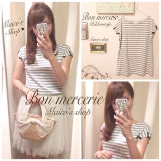 アナトリエ(anatelier)の新品Bonmercerie♡tops(カットソー(半袖/袖なし))