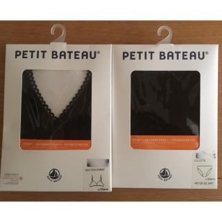 プチバトー(PETIT BATEAU)のPETIT BATEAU ブラ＆ショーツセット(ブラ&ショーツセット)