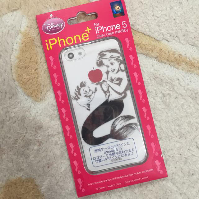 Disney(ディズニー)のリトルマーメイド iPhoneケース新品 スマホ/家電/カメラのスマホアクセサリー(モバイルケース/カバー)の商品写真