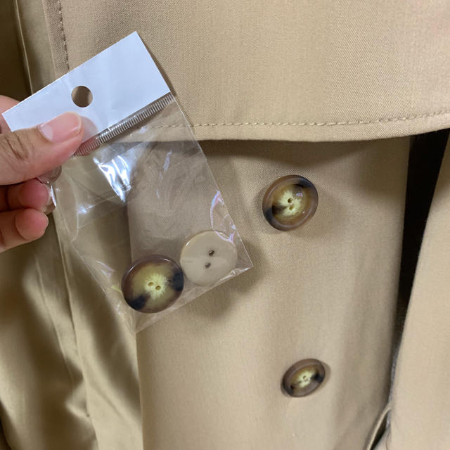 しまむら(シマムラ)のしまむら 2PINK トレンチコート レディースのジャケット/アウター(トレンチコート)の商品写真