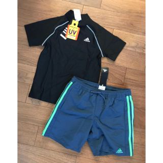 アディダス(adidas)の新品 150㎝ アディダス 水着＆ラッシュガード(水着)