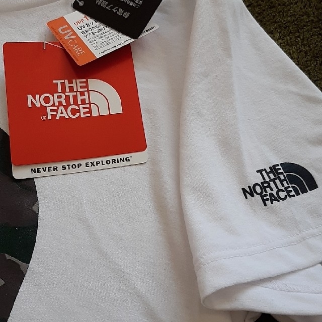 THE NORTH FACE(ザノースフェイス)の新品♡ノースフェイス♡Tシャツ♡白♡レディースXL レディースのトップス(Tシャツ(半袖/袖なし))の商品写真