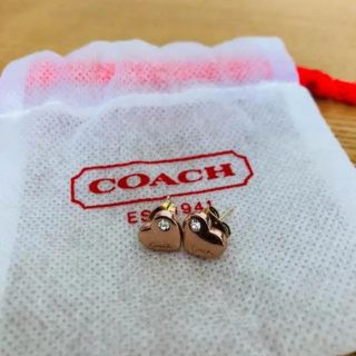 コーチ(COACH)のcoach ハート ピアス(ピアス)