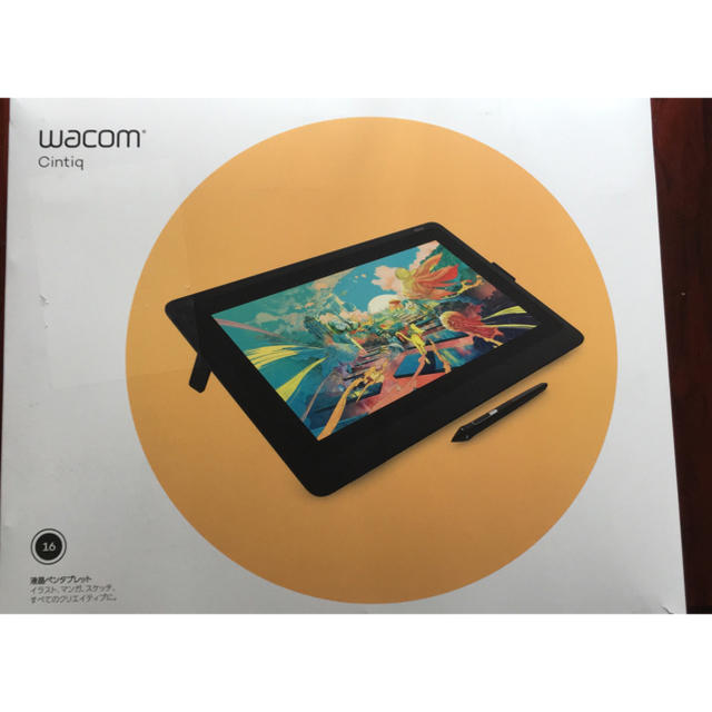 Wacom(ワコム)のワコム 液晶タブレット Wacom Cintiq 16 DTK1660K1D スマホ/家電/カメラのPC/タブレット(タブレット)の商品写真