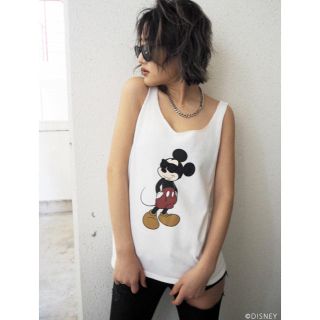 ジェイダ(GYDA)のGYDA スウェットタンクMICKEY MOUSE(タンクトップ)