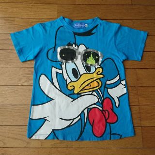 ディズニー(Disney)のDisney  ドナルドダック 半袖Tシャツ 130(Tシャツ/カットソー)