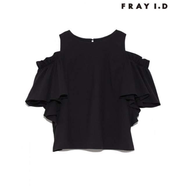 FRAY I.D(フレイアイディー)のFRAY I.D✩ラッフルスリーブブラウス レディースのトップス(シャツ/ブラウス(半袖/袖なし))の商品写真