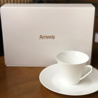 アムウェイ(Amway)のAmwayコーヒーカップ☕ｾｯﾄ  （２客入×４箱）(グラス/カップ)
