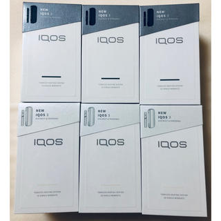 アイコス(IQOS)のIQOS3  アイコス  黒  ベルベットグレー ホワイト 6個(タバコグッズ)