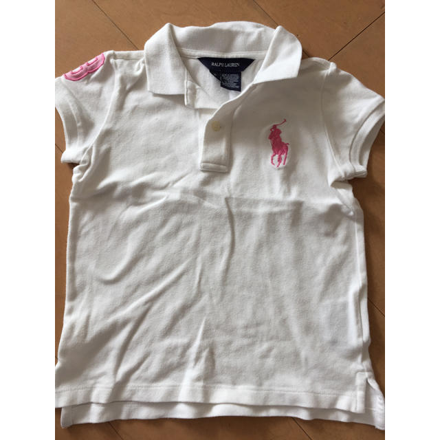 POLO RALPH LAUREN(ポロラルフローレン)のラルフローレン 女の子 ポロシャツ フリルTシャツ  2枚セット キッズ/ベビー/マタニティのキッズ服男の子用(90cm~)(Tシャツ/カットソー)の商品写真