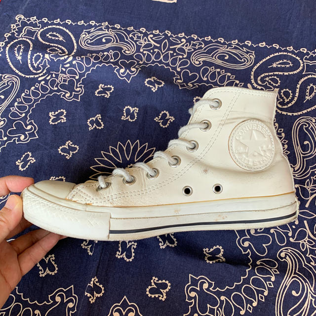 MARGARET HOWELL(マーガレットハウエル)のconverse×MHLのレザースニーカー レディースの靴/シューズ(スニーカー)の商品写真