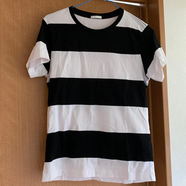 GU(ジーユー)のボーダーТシャツ レディースのトップス(Tシャツ(半袖/袖なし))の商品写真