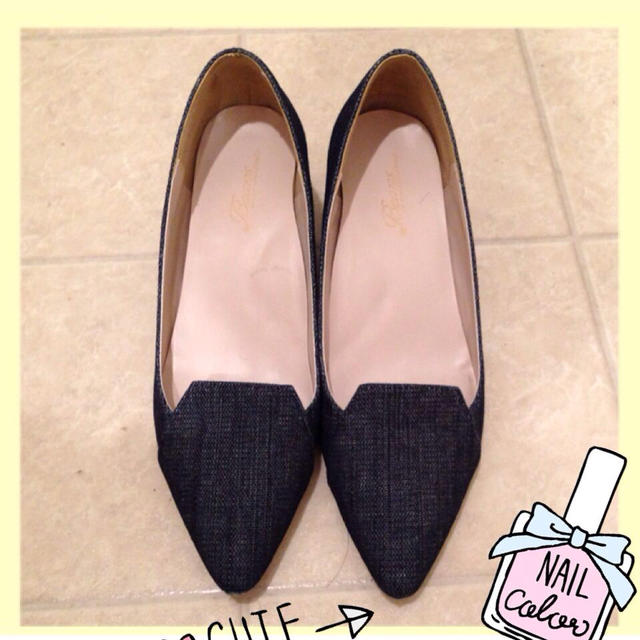GINGER掲載 オペラヒールパンプス♡ レディースの靴/シューズ(ハイヒール/パンプス)の商品写真