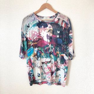 モニコト(monikoto)のmonikoto ☆ マッシュルームハウス半袖Tシャツ　トップス(Tシャツ(半袖/袖なし))