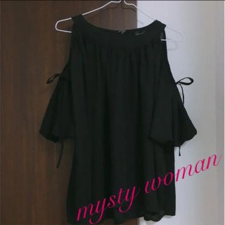 ミスティウーマン(mysty woman)のさっと様専用 mysty woman♡オープンショルダーブラウス(シャツ/ブラウス(半袖/袖なし))