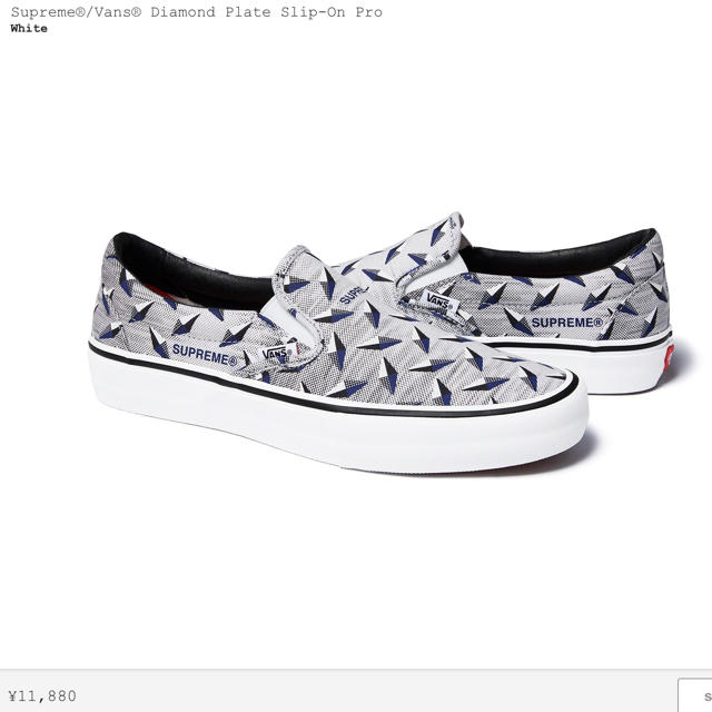 supreme vans slip-on 28のサムネイル