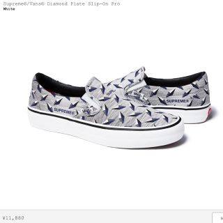 シュプリーム(Supreme)のsupreme vans slip-on 28(スリッポン/モカシン)