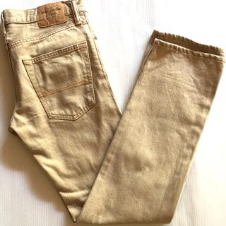 アバクロンビーアンドフィッチ(Abercrombie&Fitch)のアバクロンビー&フィッチ メンズ パンツ ジーンズ ベージュ W28(デニム/ジーンズ)