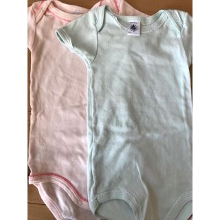 プチバトー(PETIT BATEAU)のプチバトー ロンパース 肌着 74(肌着/下着)