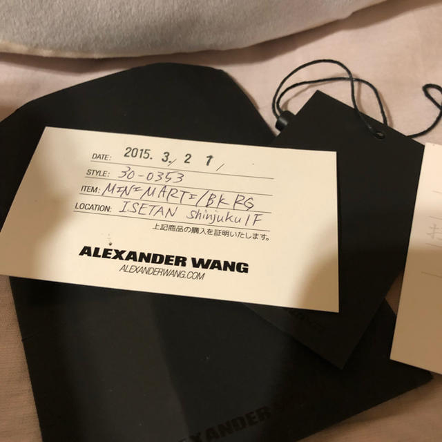 Alexander Wang(アレキサンダーワン)のアレキサンダーワン バックパックミニ ローズゴールド レディースのバッグ(リュック/バックパック)の商品写真