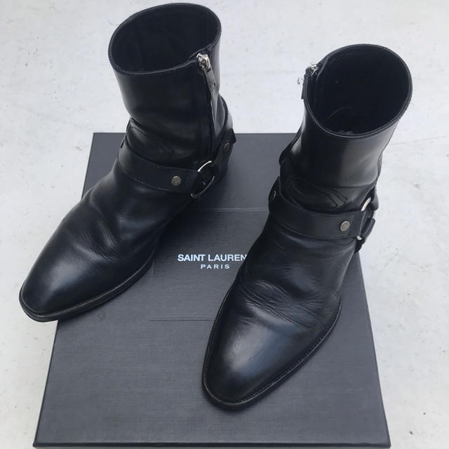 サンローラン　リングブーツ　SAINT LAURENT PARIS